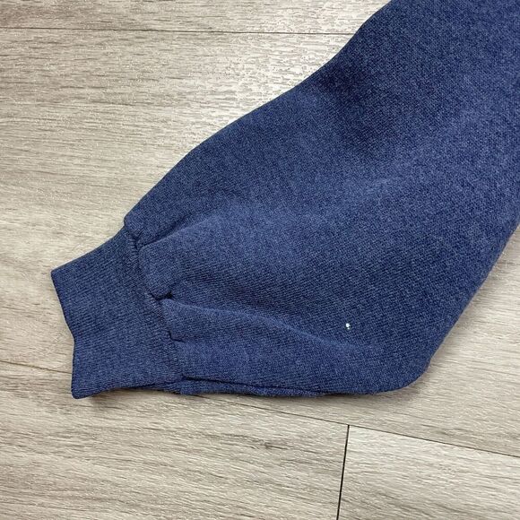 Vintage Sweatshirt Mens Large Blue 90s College Fraternity Crewneck - Picture 3 of 9